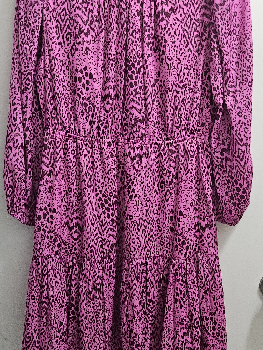 Lilly Pulitzer Deacon 3/4 Sleeve Dress Cerise Pink Pattern Play Sz 8 - Picture 11 of 15